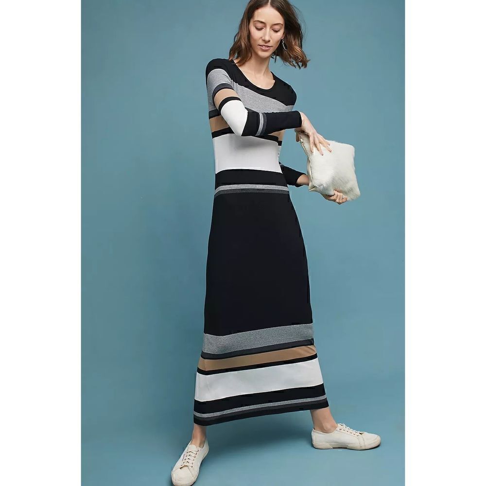 Anthropologie Bailey 44 Norwich Stripe Maxi Dress size XS